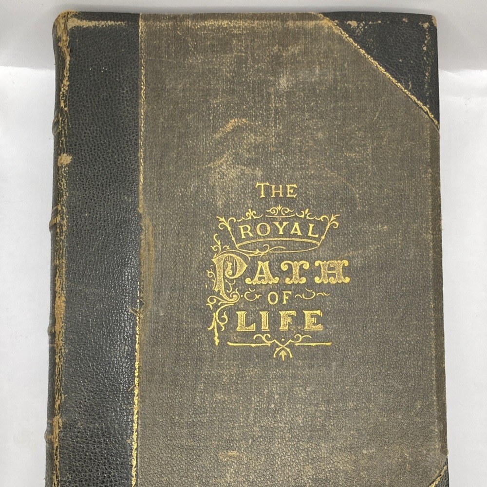 Antique The Royal Path Of Life 1880s Haines Illustrated HC